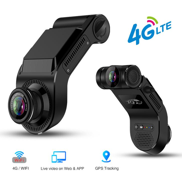 T5 2CHS Front+Inside IR-cut Night Vision Smart Dash Cam